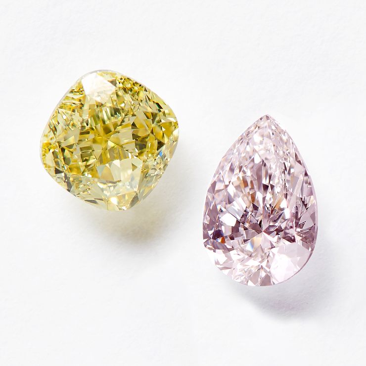 Fancy Coloured Diamonds