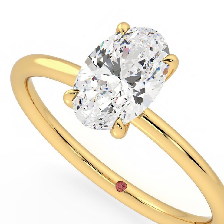 Oval solitaire