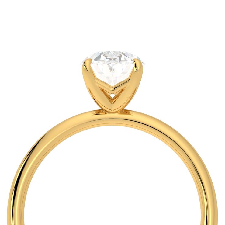 Oval solitaire