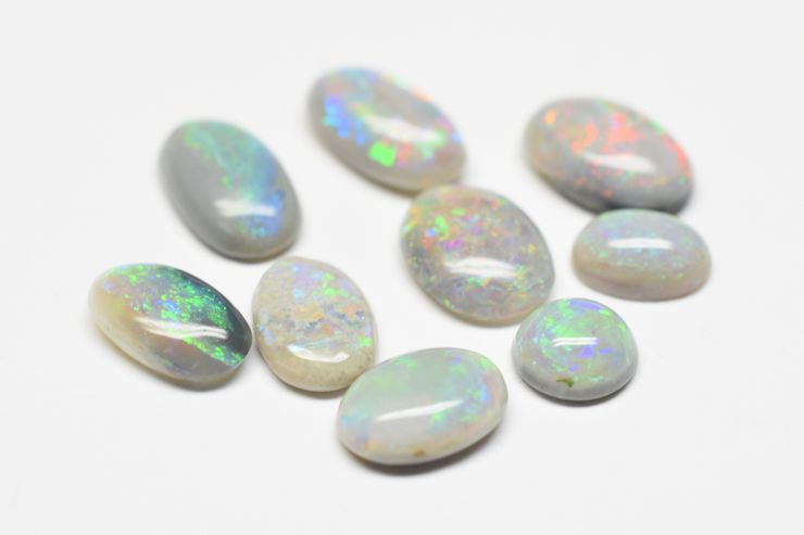 Opal from Australia cabochon cut gemstones