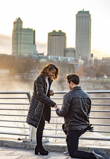 Ross & Ajia engagement