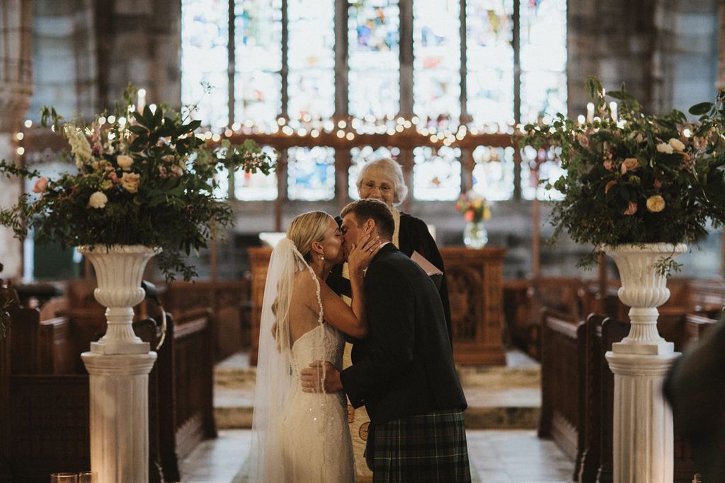 Emma Beaumont bride Cambo Estate wedding