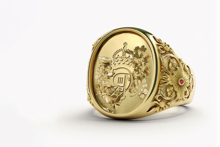 Blog banner King Charles Coronation Signet Ring Taylor and Hart
