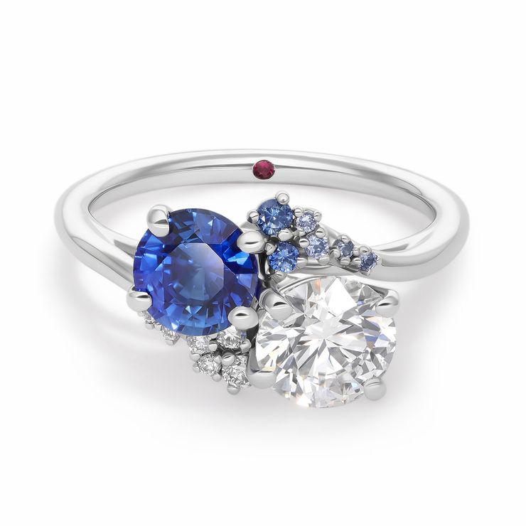 Blue sapphire colour perception brighter sq