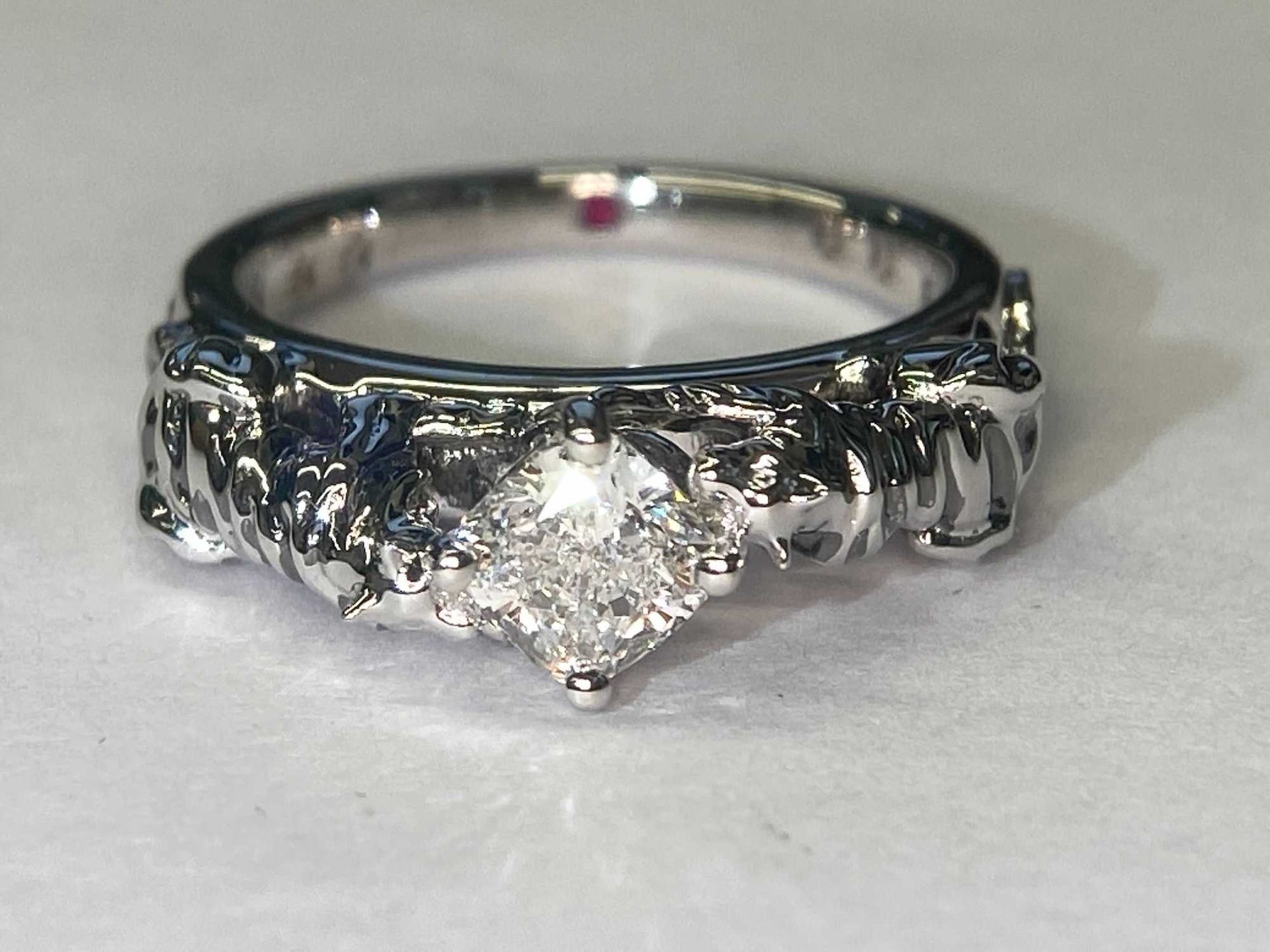 Blackened White Gold