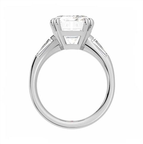 Mariah Carey engagement ring side view
