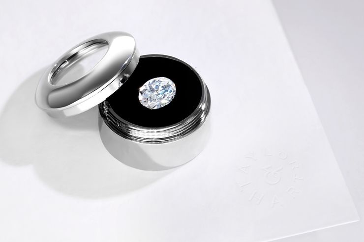 Propose with a diamond header