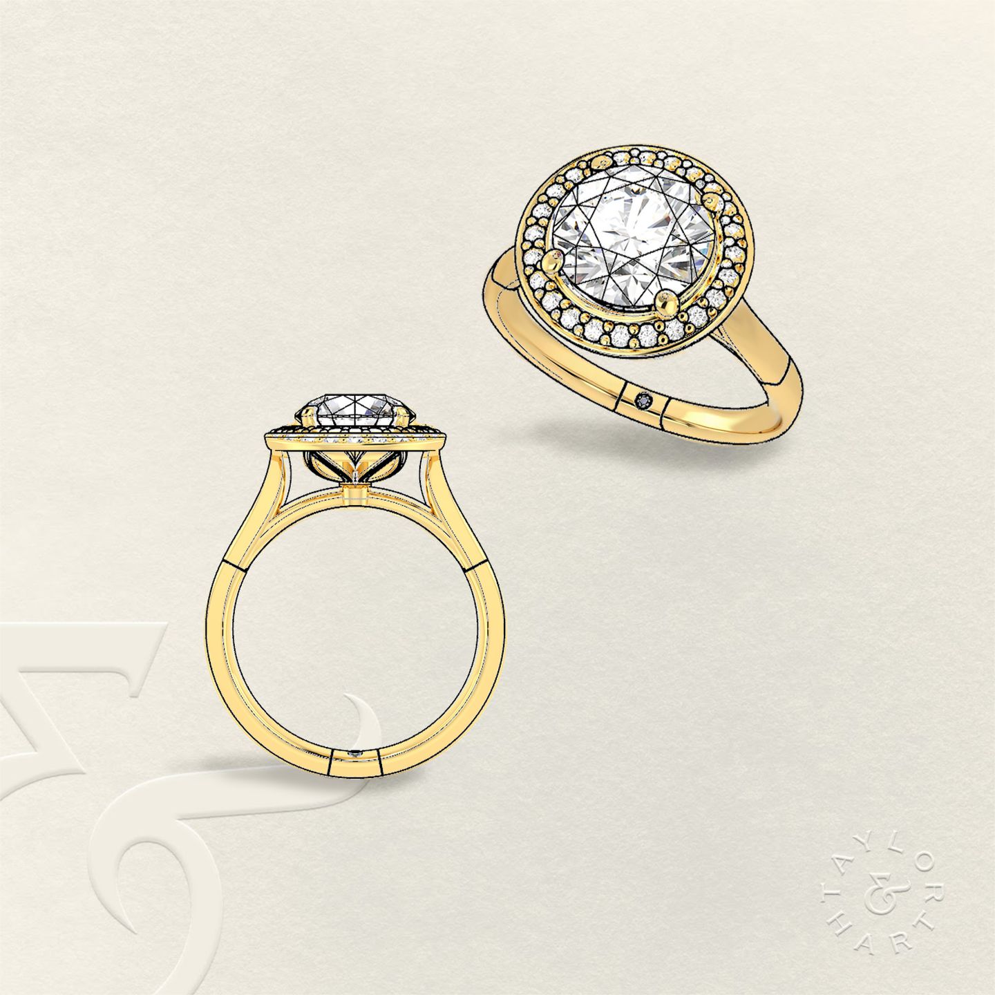 Annie Harry ring sketch