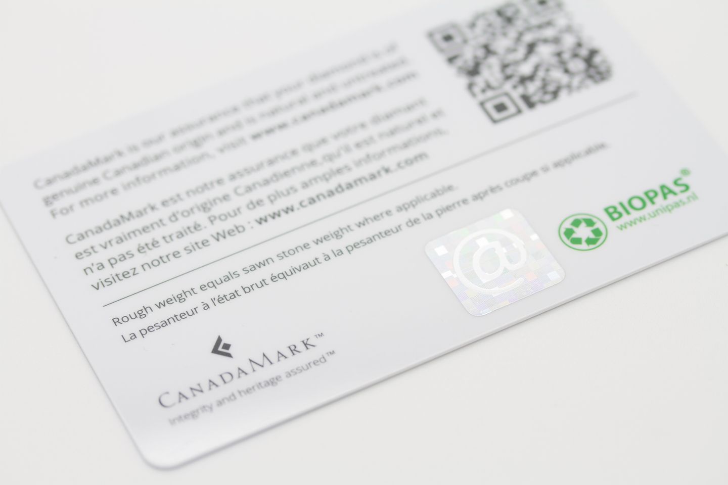 Canada Mark Diamonds
