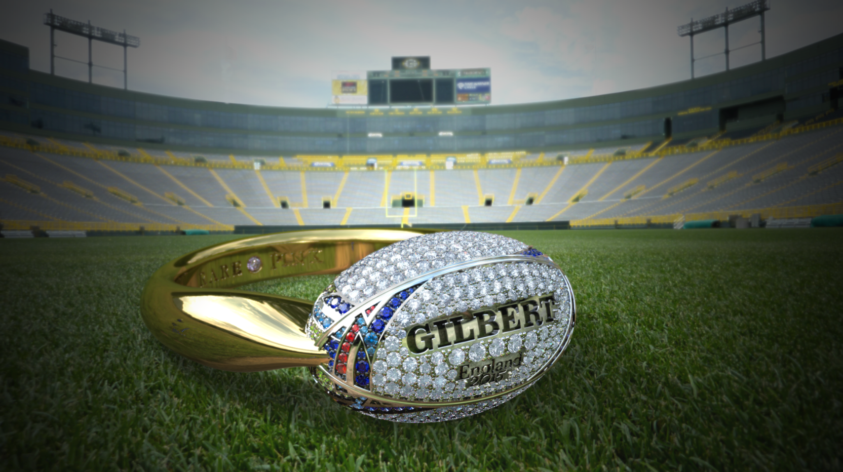 Rugby world cup inspired ring