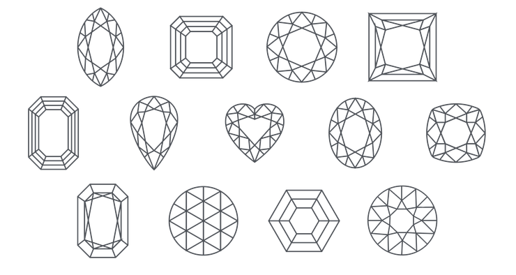 diamond shape options