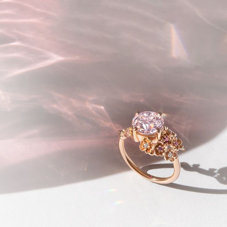 Pink Diamond Engagement Rings