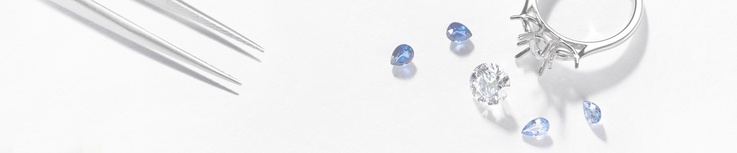 Loose blue sapphire gemstones for custom jewellery design