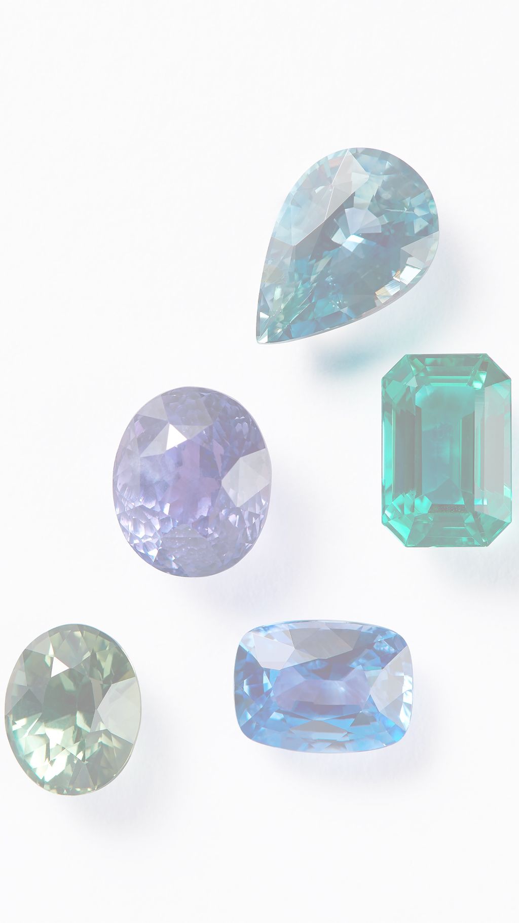 Coloured gemstones collection for fine jewellery