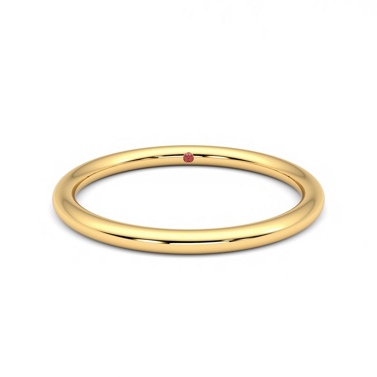 Protea yellow-gold wedding ring