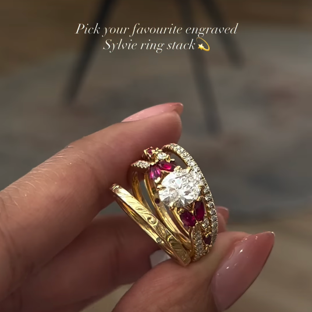 Sylvie gold yellow ring