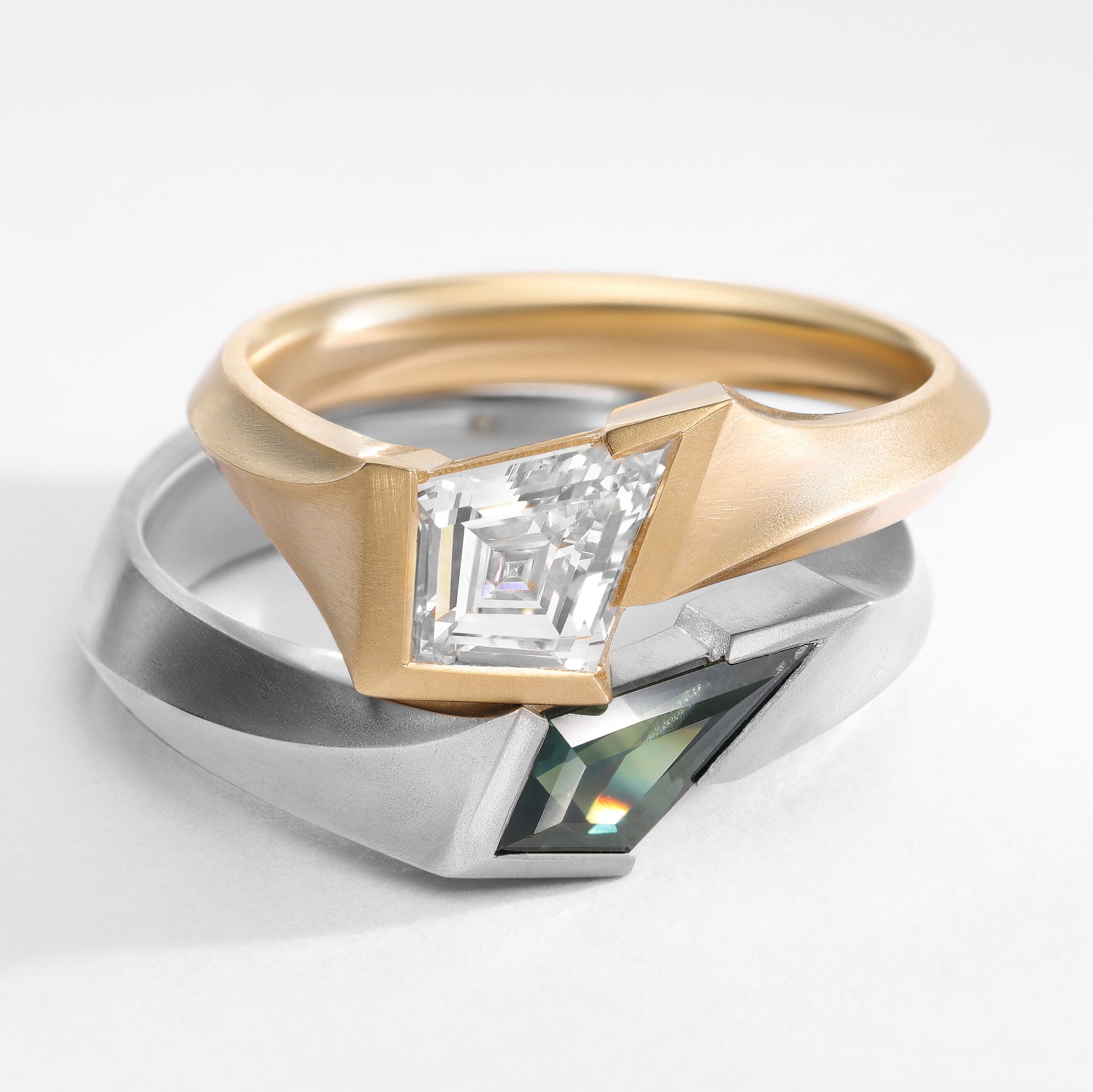 I want a pair of rings that mirror each other, yet are individually designed for each of us.
