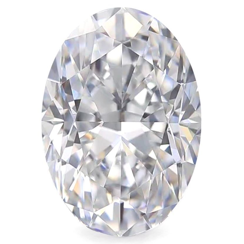 Oval 2.50ct Lab-Grown Diamond, F, VS1: £1,810.81