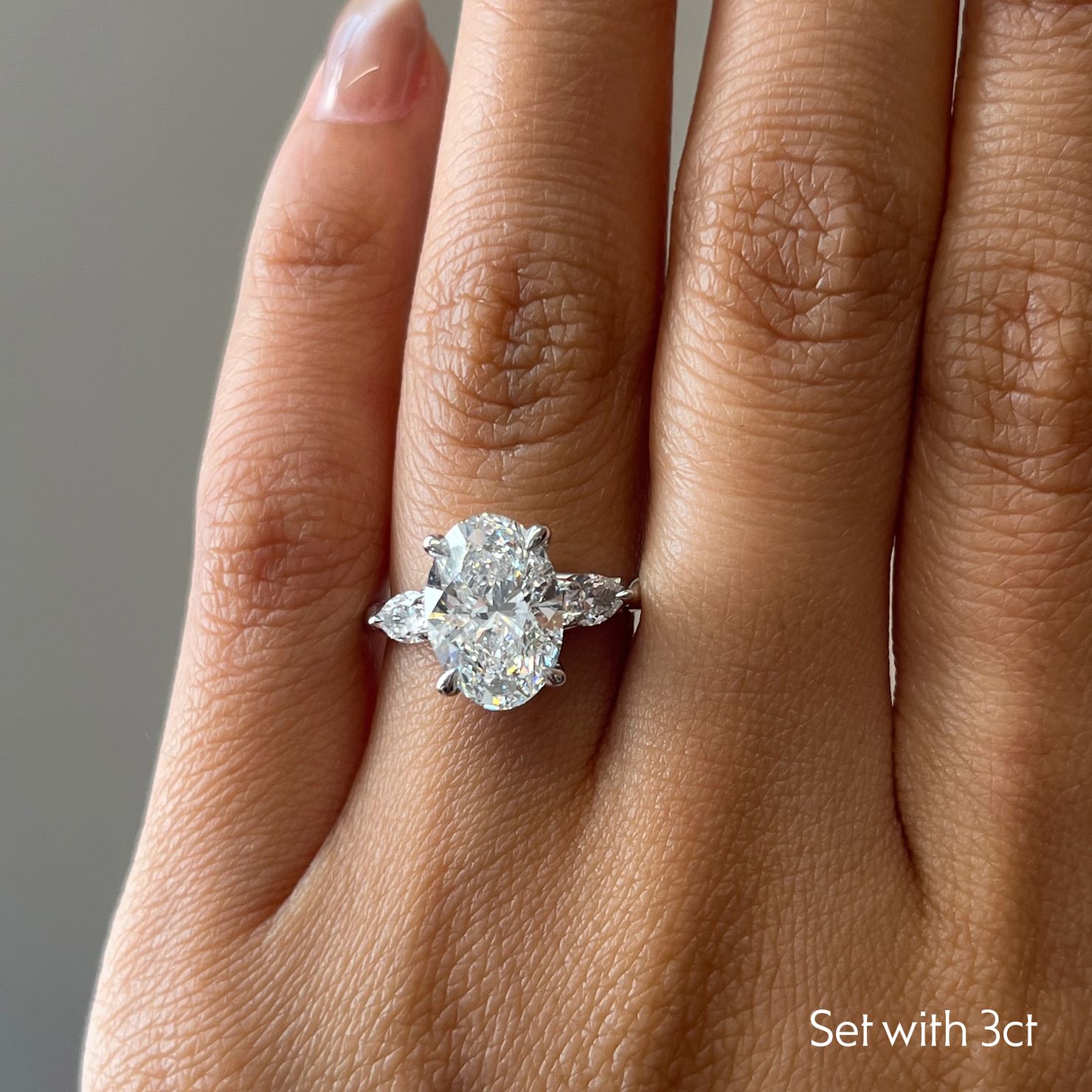 Taylor & Hart Affinity Oval Engagement Ring 1