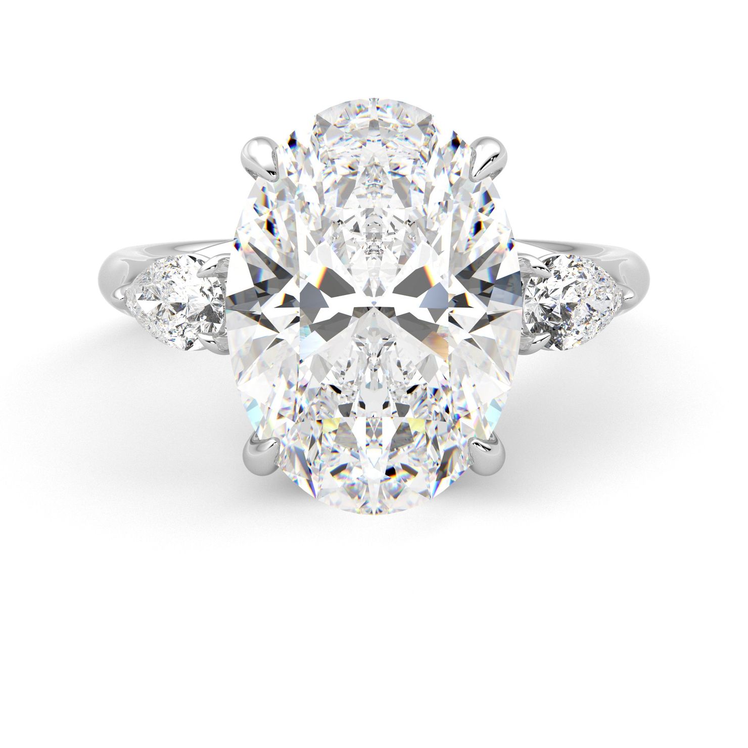 Taylor & Hart Affinity Oval Engagement Ring 0