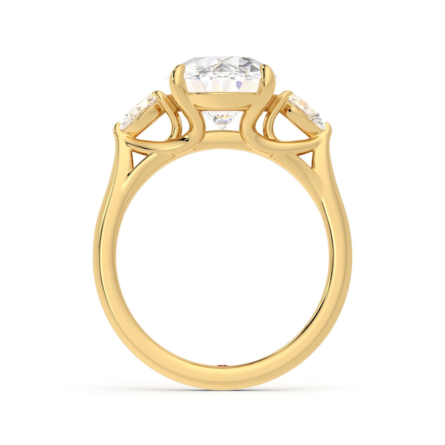 Taylor & Hart Affinity Oval Engagement Ring 1