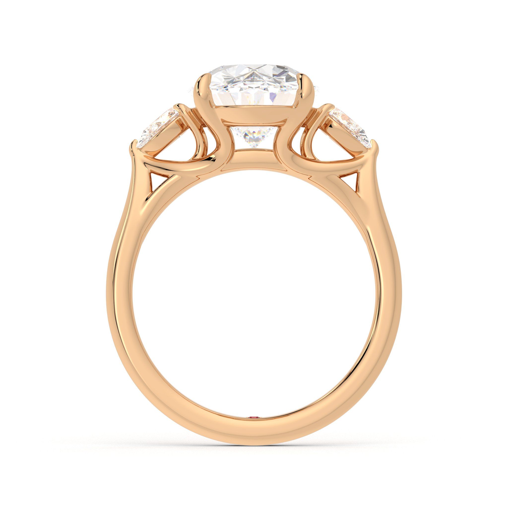 Taylor & Hart Affinity Oval Engagement Ring 1