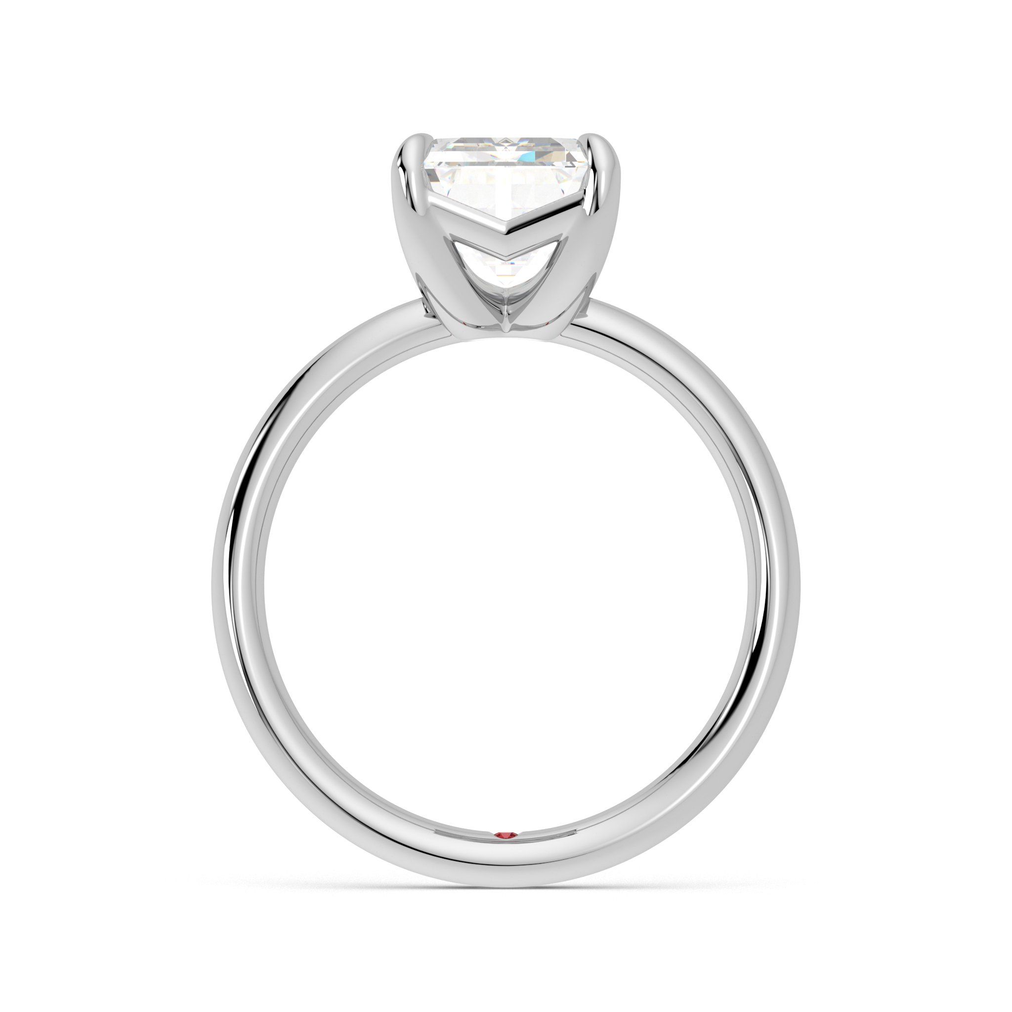 Taylor & Hart Demure Emerald Engagement Ring 1
