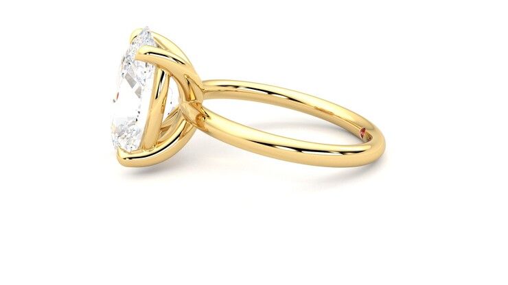Taylor & Hart Demure Oval Engagement Ring 360 degree image 21