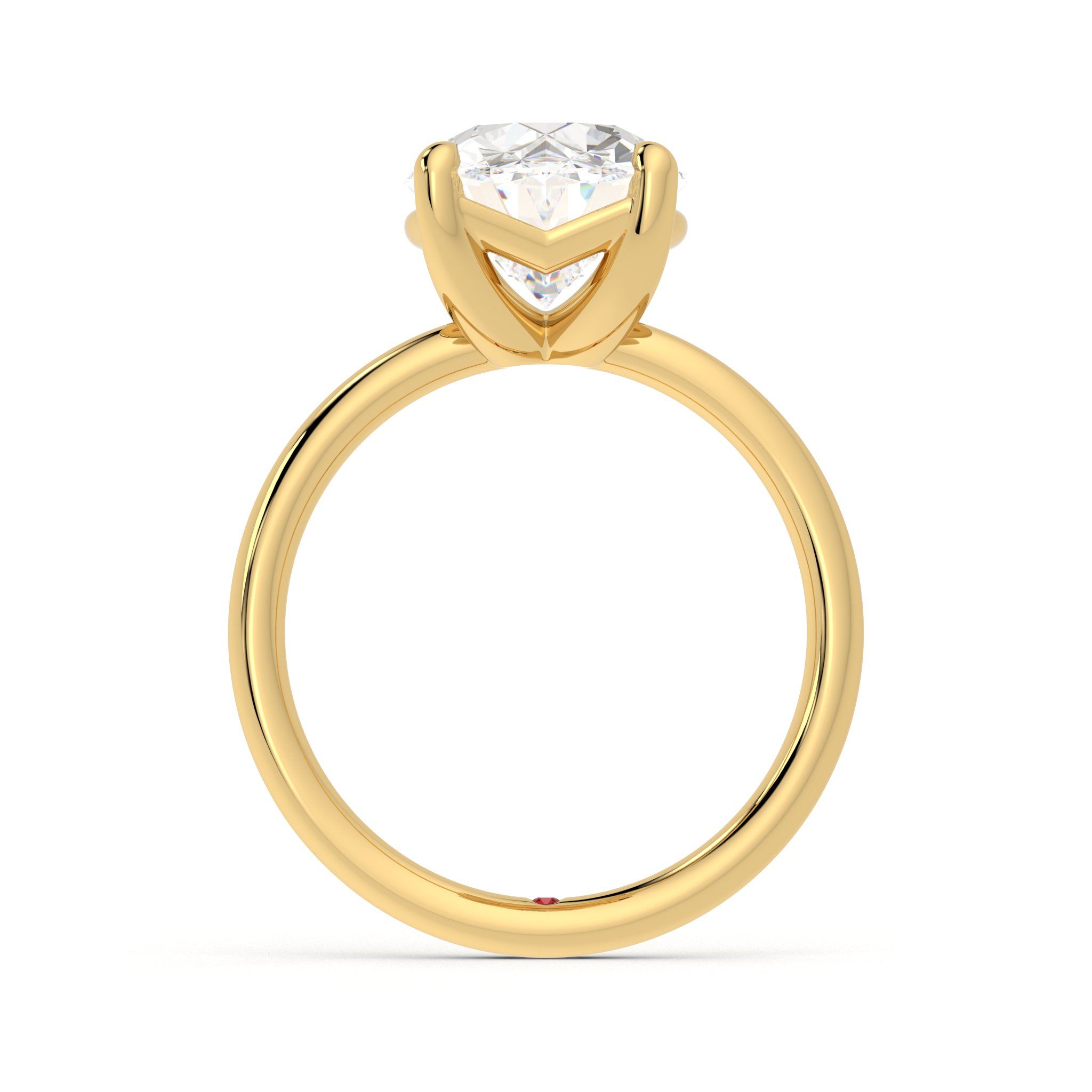 Taylor & Hart Demure Oval Engagement Ring 1