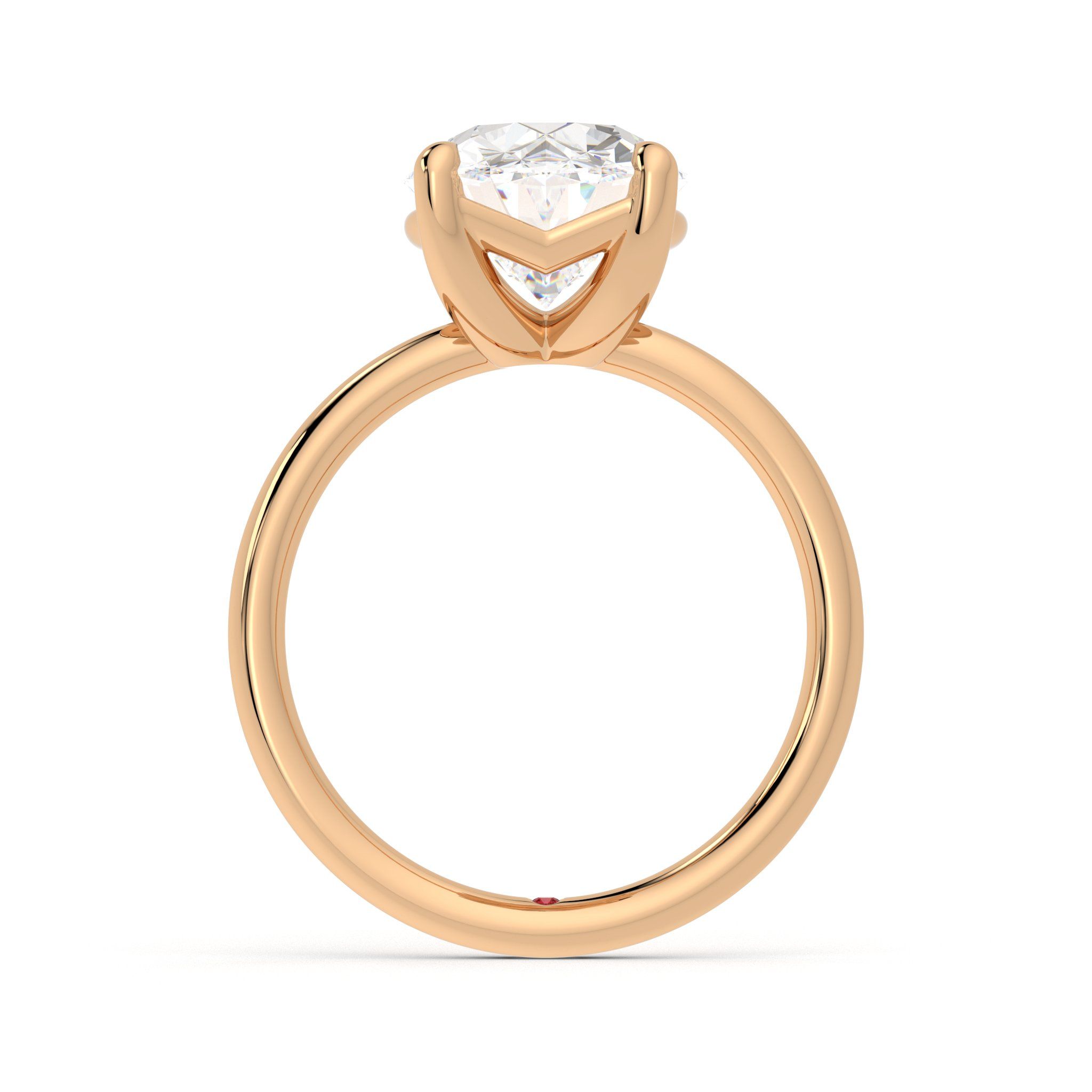 Taylor & Hart Demure Oval Engagement Ring 1