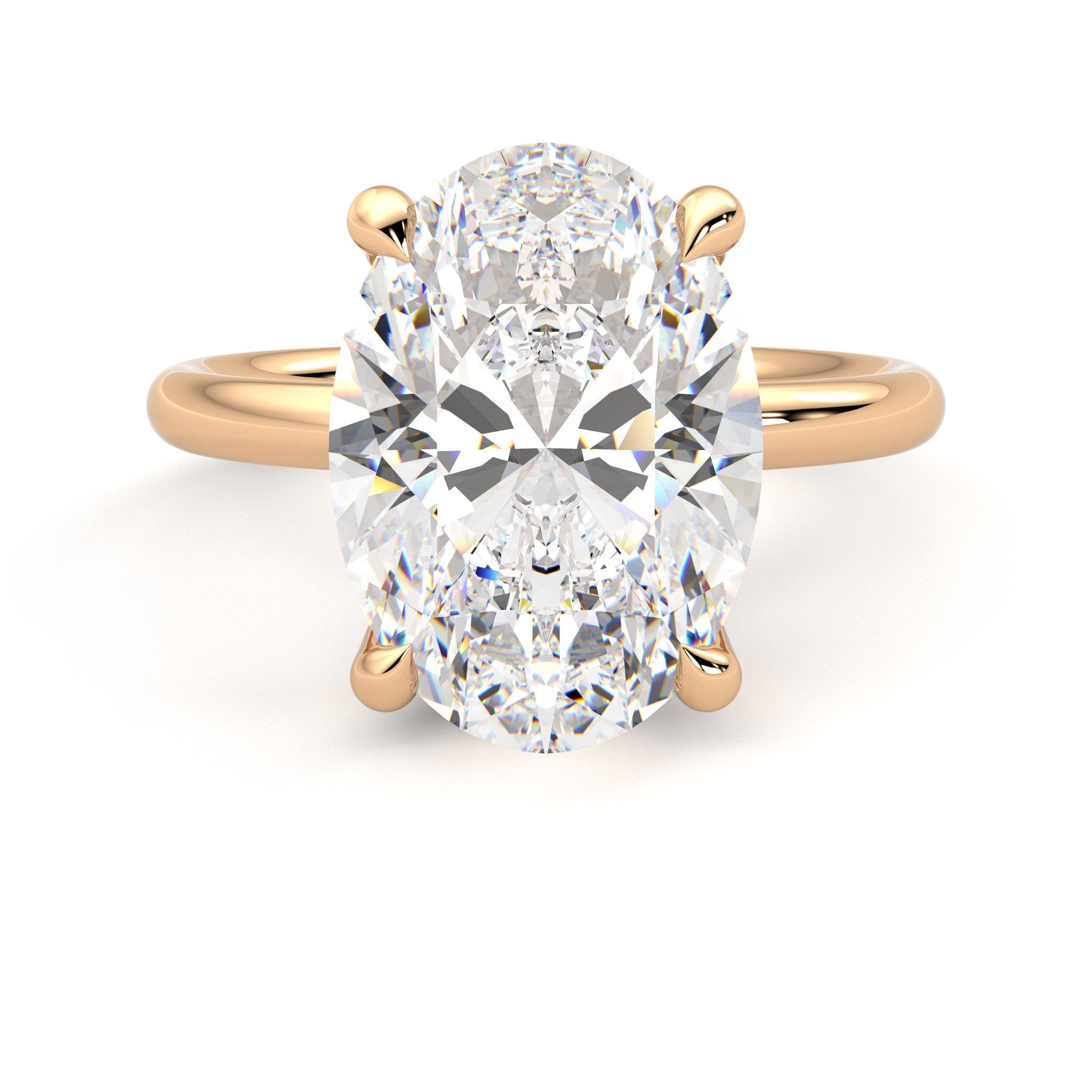 Taylor & Hart Demure Oval Engagement Ring 0