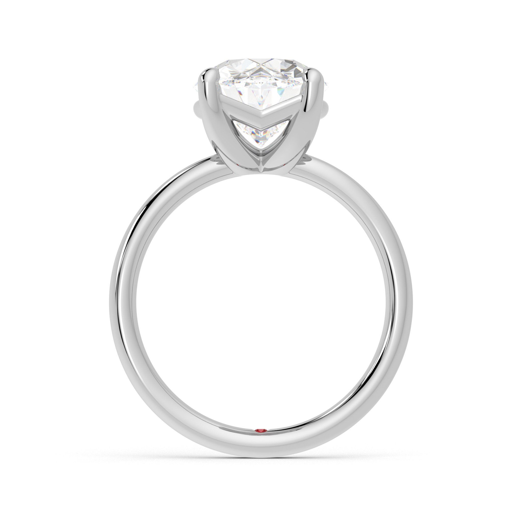 Taylor & Hart Demure Oval Engagement Ring 1