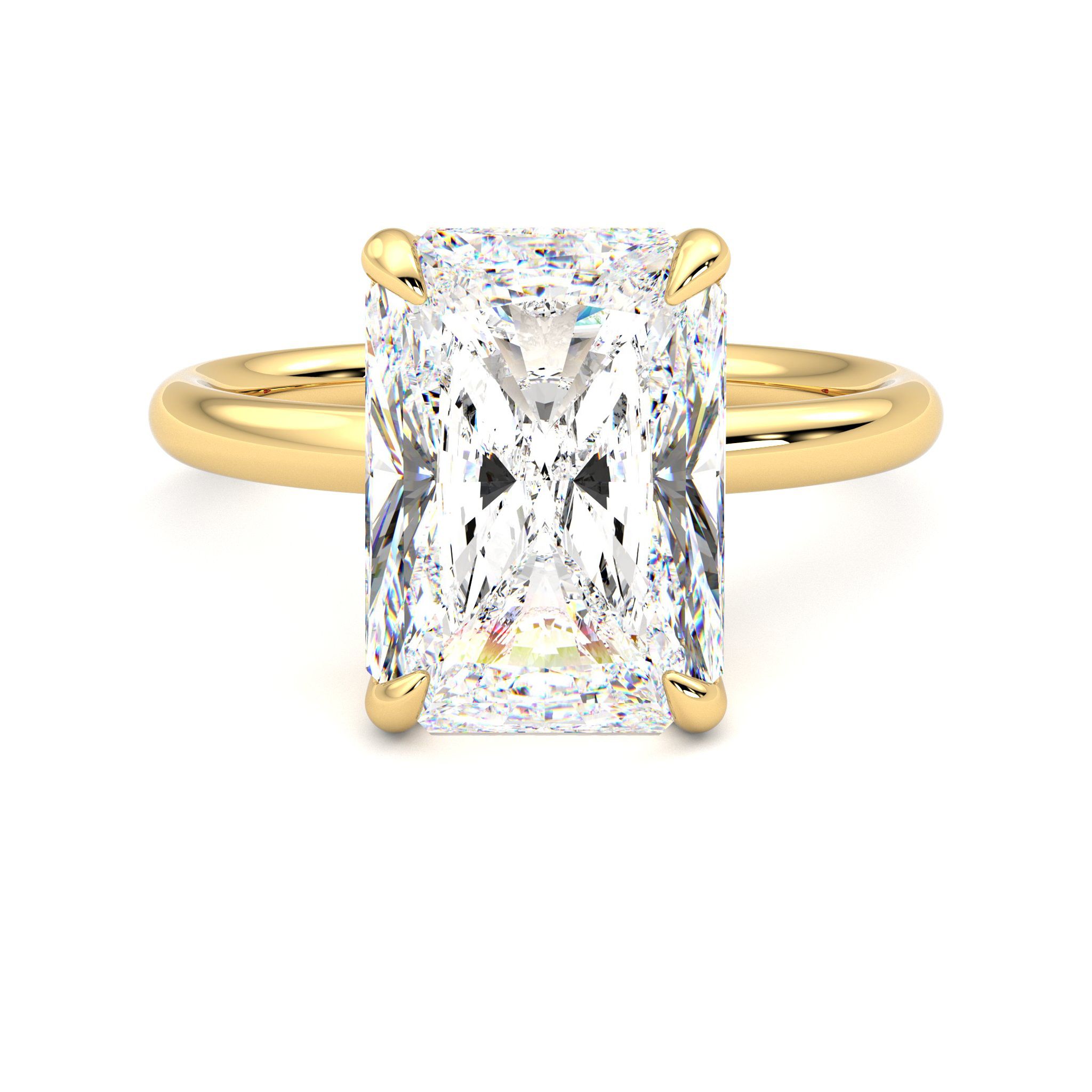Taylor & Hart Demure Radiant Engagement Ring 0