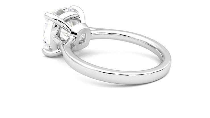 Taylor & Hart Hope Cushion Engagement Ring 360 degree image 18
