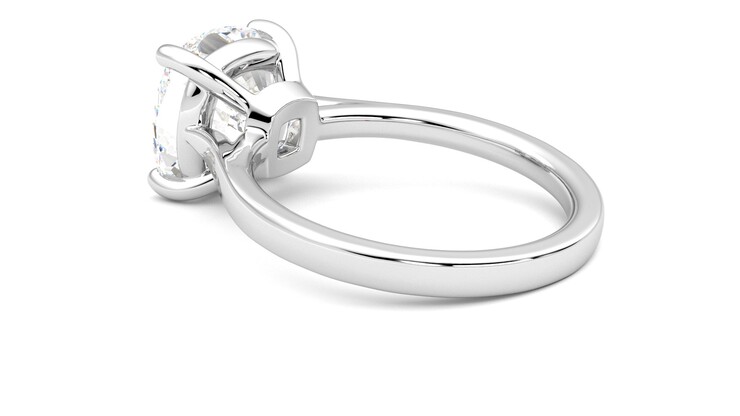 Taylor & Hart Hope Cushion Engagement Ring 360 degree image 18
