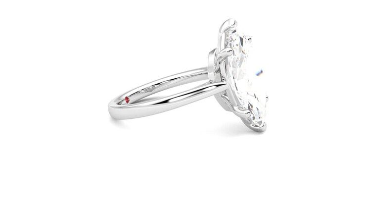 Taylor & Hart Hope Marquise Engagement Ring 360 degree image 8