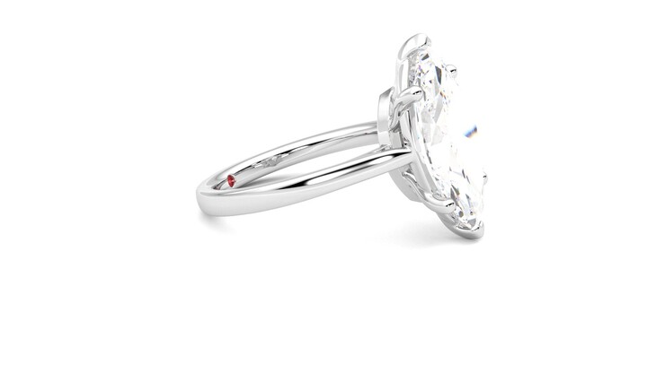 Taylor & Hart Hope Marquise Engagement Ring 360 degree image 8