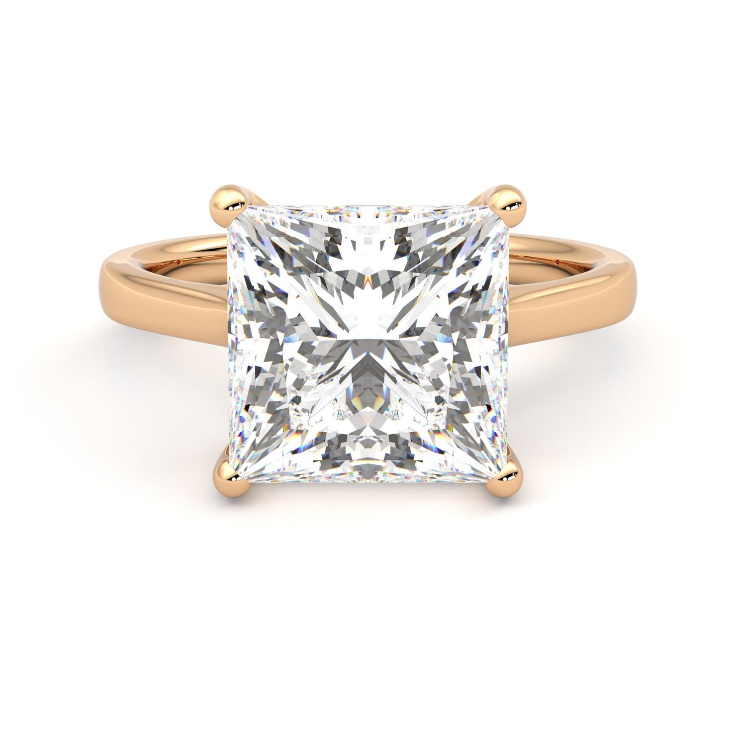 Taylor & Hart Hope Princess Engagement Ring 0