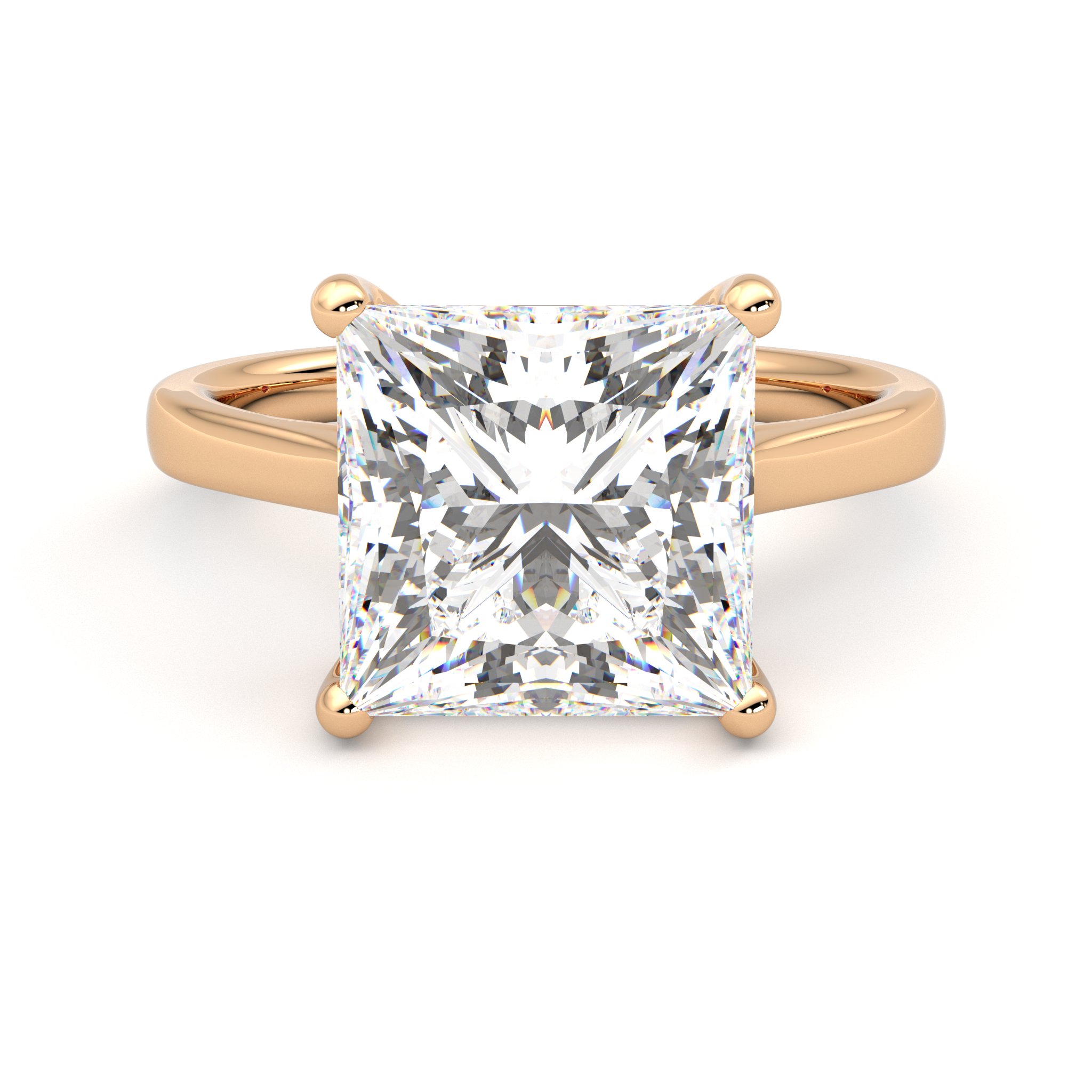 Taylor & Hart Hope Princess Engagement Ring 0