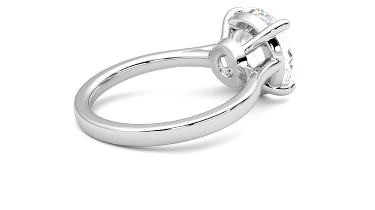 Taylor & Hart Hope Round Engagement Ring 360 degree image 12