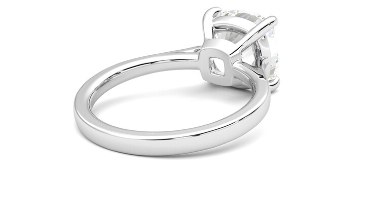 Taylor & Hart Hope Cushion Engagement Ring 360 degree image 13