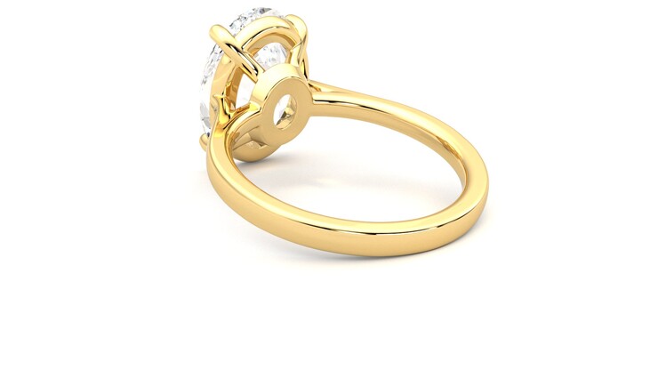 Taylor & Hart Hope Oval Engagement Ring 360 degree image 17
