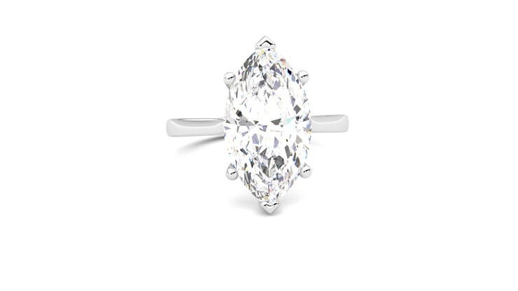 Taylor & Hart Hope Marquise Engagement Ring 360 degree image 2
