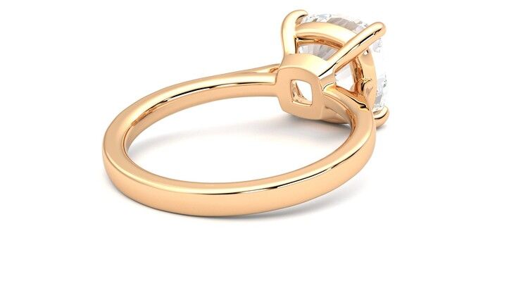 Taylor & Hart Hope Cushion Engagement Ring 360 degree image 13