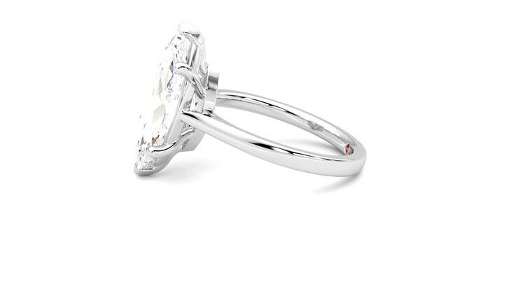 Taylor & Hart Hope Marquise Engagement Ring 360 degree image 21