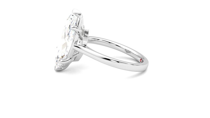 Taylor & Hart Hope Marquise Engagement Ring 360 degree image 21
