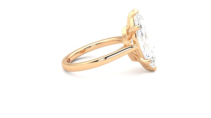 Taylor & Hart Hope Marquise Engagement Ring 360 degree image 9