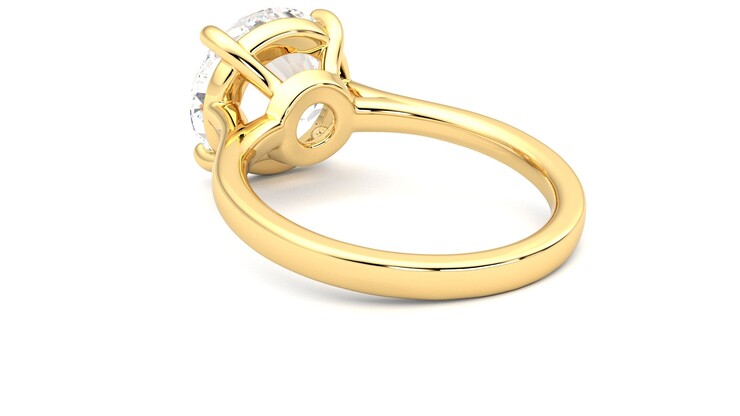 Taylor & Hart Hope Round Engagement Ring 360 degree image 17