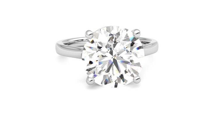 Taylor & Hart Hope Round Engagement Ring 360 degree image 2