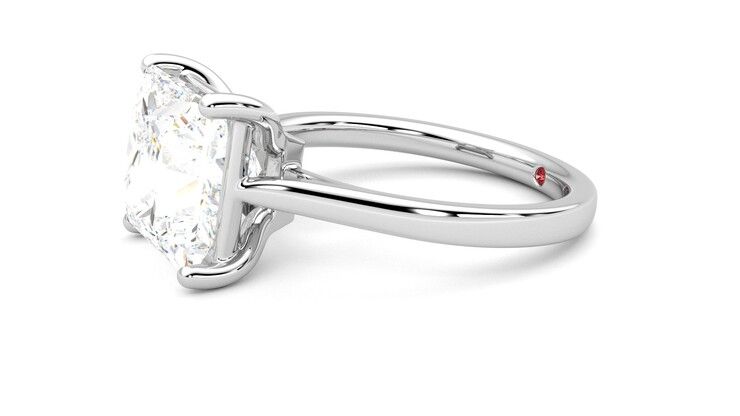 Taylor & Hart Hope Princess Engagement Ring 360 degree image 22